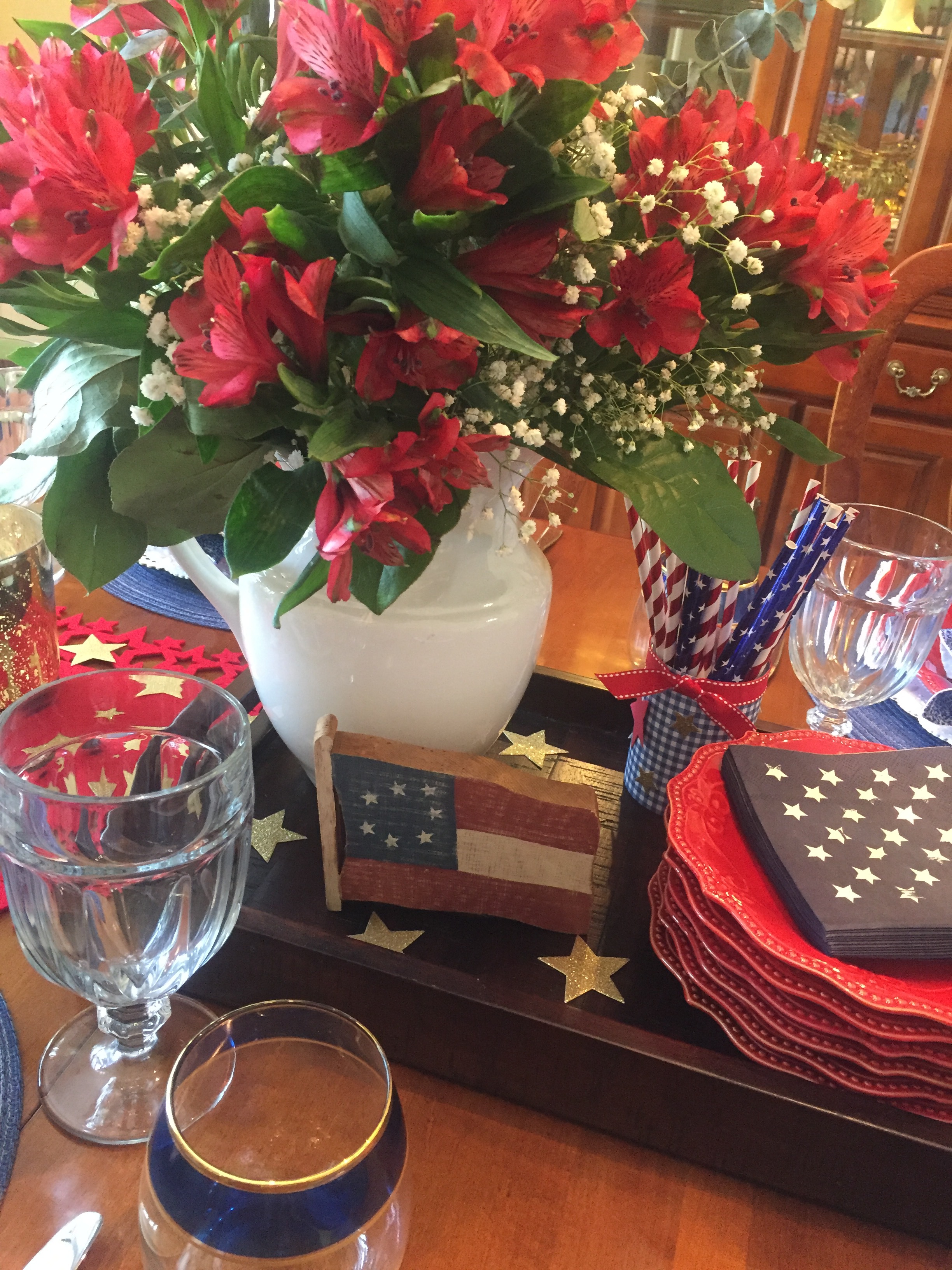 July 4th Tablescape