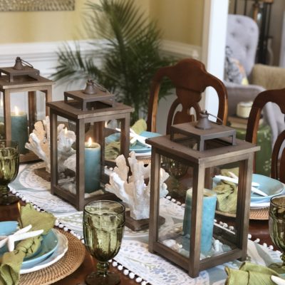 Summer Coastal Tablescape