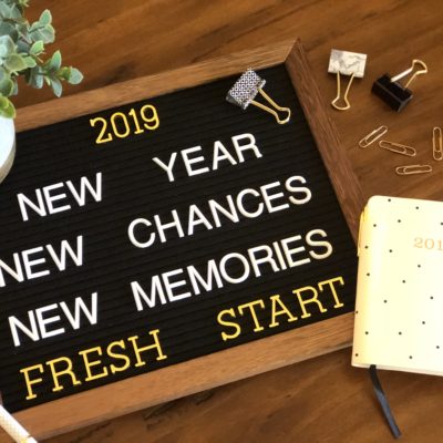 Happy New Year – Letterboard Quote