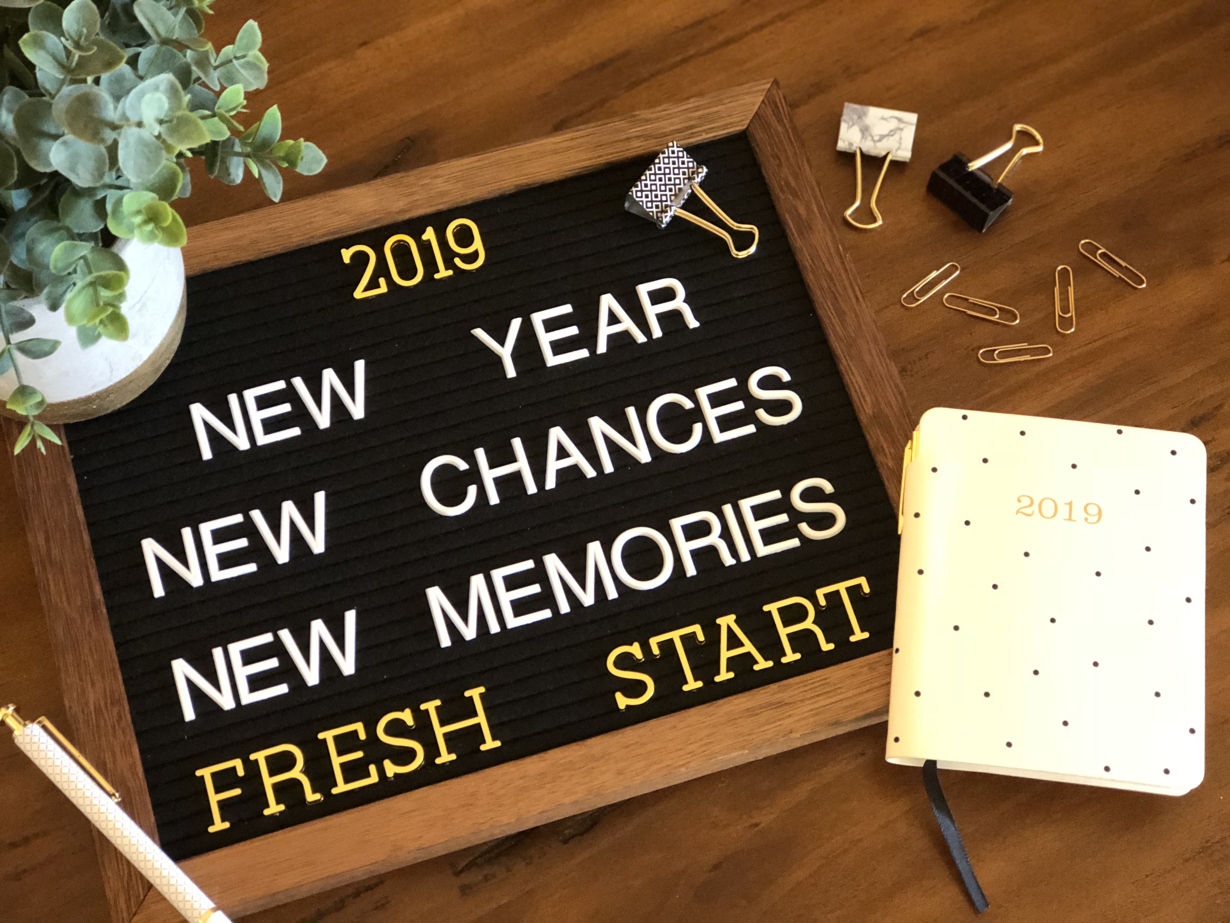 Happy New Year – Letterboard Quote